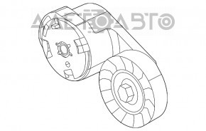 Ролик натяжитель приводного ремня Dodge Challenger 09- 3.6 новый OEM оригинал