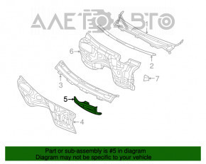 Garnitură ștergător stânga Dodge Durango 12 - nou original OEM