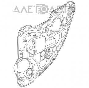 Geam electric panou spate stânga Jeep Cherokee KL 14-