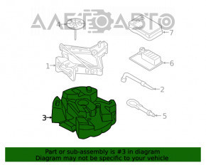 Пенопласт под инструмент Ford Fusion mk5 13-17 plug-in