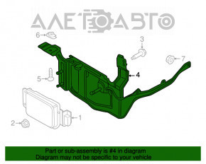 Кронштейн радара круиза Ford Fusion mk5 17-20