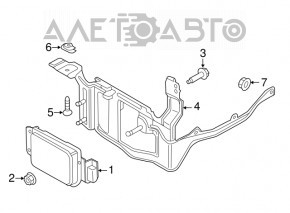 Кронштейн радара круиза Ford Fusion mk5 17-20