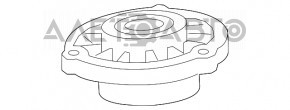 Опора амортизатора передняя правая BMW 5 G30 17-23 RWD OEM