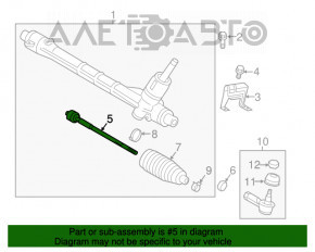 Bară de direcție stânga Mitsubishi Outlander Sport ASX 10-