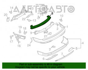 Amplificatorul pentru bara spate Audi Q7 4L 10-15