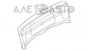 Capacul portbagajului inferior Audi Q7 4L 10-15 gri, zgârieturi