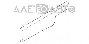 Пол багажника правый BMW X5 F15 14-18 черный под 3 ряда