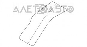 Capacul banchetei din spate, al treilea rând, dreapta, BMW X5 F15 14-18, zgârieturi