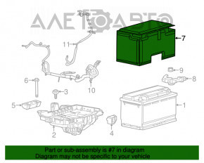 Capacul bateriei Jeep Cherokee KL 14-18 3.2