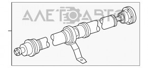 Карданный вал кардан Audi A5 F5 17- 5D