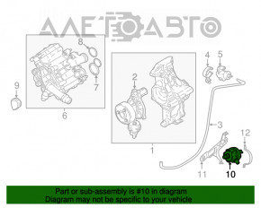 Pompa auxiliară de răcire pentru BMW X3 G01 18-19 2.0T