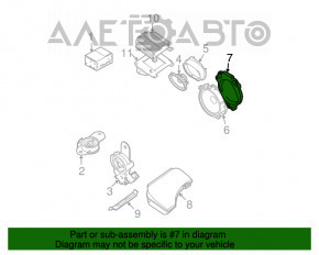 Suport difuzor ușă spate dreapta Nissan Pathfinder 13-20