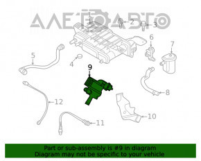 Ventilul de purjare a vaporilor de combustibil Hyundai Kona 18-23 2.0