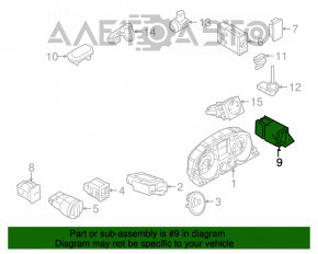 Кнопка аварийки VW CC 13-17