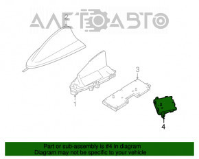 Antenna Control Module BMW X5 F15 14-18