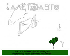 Motorul geamului electric din față dreapta Audi Q7 4L 10-15