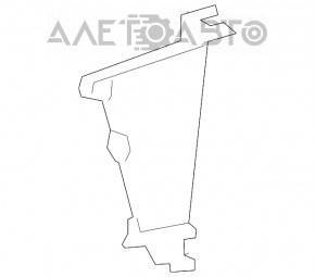 Conducta aer bara fata stanga Audi A4 B9 17-19 S-Line nou original OEM