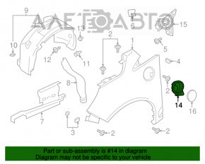 Корпус зарядного порта Ford C-max MK2 13-18 Energy новый OEM оригинал