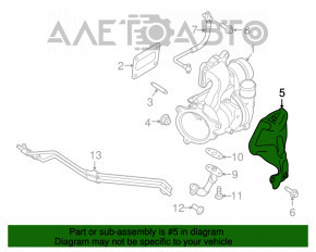 Защита коллектора Ford Fusion mk5 13-20 1.5T