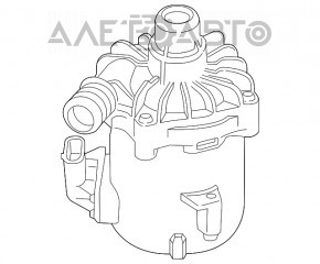 Pompa auxiliară de răcire pentru BMW X5 F15 14-18 4.4T cu suport