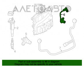 Senzorul de arbore cotit BMW X5 F15 14-18 4.4T