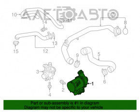 Pompa de apă BMW X5 F15 14-18 N55