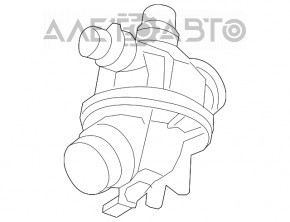 Корпус термостата BMW X5 F15 14-18 N55 с термостатом новый OEM оригинал