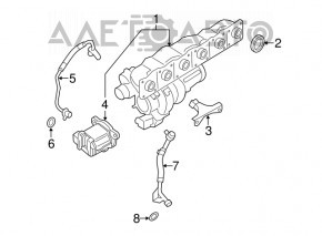 Turbina completă cu colector pentru BMW X5 F15 14-18 N55