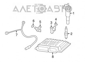 Блок ECU компьютер двигателя BMW X5 F15 14-18 N55