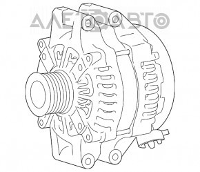 Generatorul BMW X5 F15 14-18 215 Amp N55