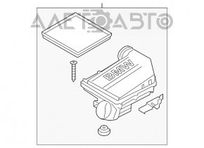 Корпус воздушного фильтра BMW X5 F15 14-18 N55