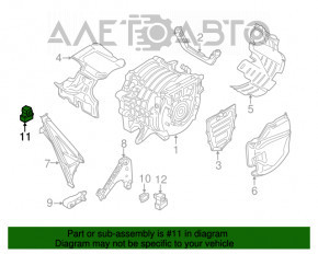 Pernele motorului drept BMW i3 14-21, noi, originale OEM