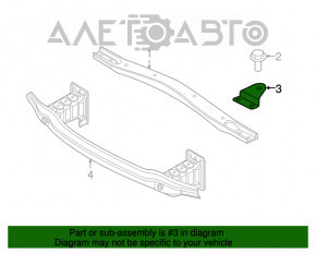 Suportul carcasei filtrului de aer stânga BMW X5 F15 14-18 4.4T