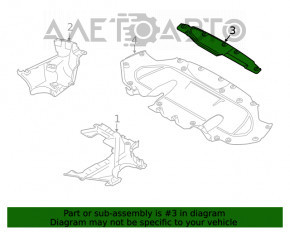 Capacul de protecție a barei spate BMW 5 G30 17-23