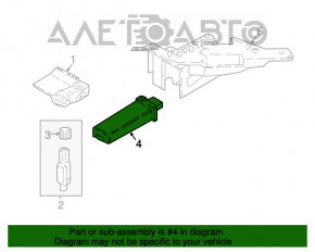 TPMS TIRE PRESSURE CONTROL MODULE Porsche Macan 15-