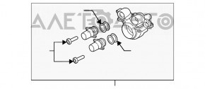 Corpul termostatului Porsche Macan 15-18 3.0T, 3.6T