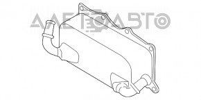 Radiatorul motorului Porsche Macan 15-18 3.0T, 3.6T