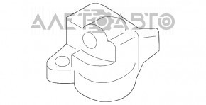 Suport motor stânga Porsche Macan 15-18 3.0T, 3.6T nou original OEM