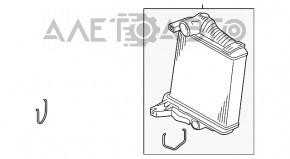 Intercooler stânga Porsche Macan 15-18 3.0T, 3.6T