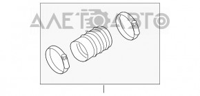 Tubulatura ondulata a intercoolerului Porsche Macan 15-18 3.0T, 3.6T