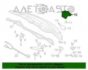 Blocare portbagaj Porsche Macan 15-18