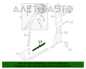 Montare prag fata stanga Porsche Macan 15-18 crom Macan S