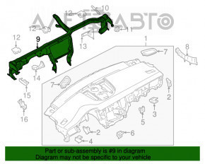 Tubul de subtorpilor pentru Porsche Macan 15-