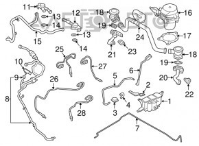 Sonda lambda stânga pentru Porsche Macan 15-18 3.0T, 3.6T