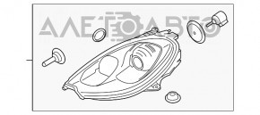 Far stânga față goală Porsche Macan 15-18, halogen, fără sistem de spălare