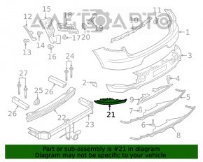 Lampa spate dreapta pentru bara de protectie Porsche Macan 15-18