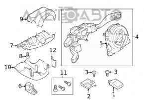 Chitară asamblată Porsche Macan 15-18