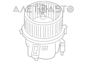Motorul ventilatorului de încălzire Porsche Macan 15-