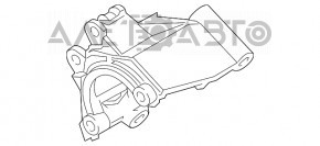 Suport pompa servodirecție Audi Q7 4L 10-15