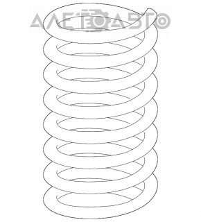 Пружина передняя правая BMW X5 F15 14-18 N55 AWD
